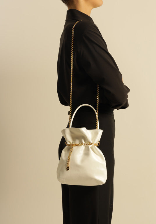 CARTERA LEATHER WHITE