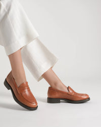 MOCASIN LEATHER BROWN