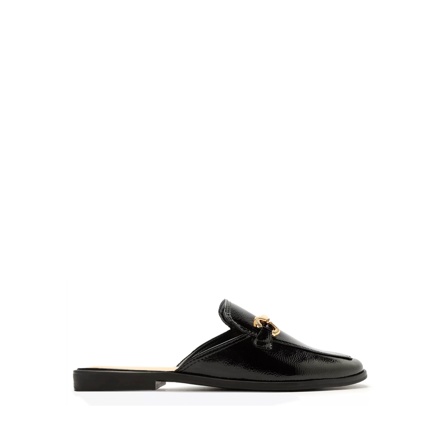 MULE POP VERNIZ PRETO